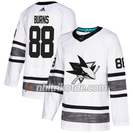 San Jose Sharks Trikot Brent Burns 88 2019 All-Star Adidas Weiß Authentic - Herren